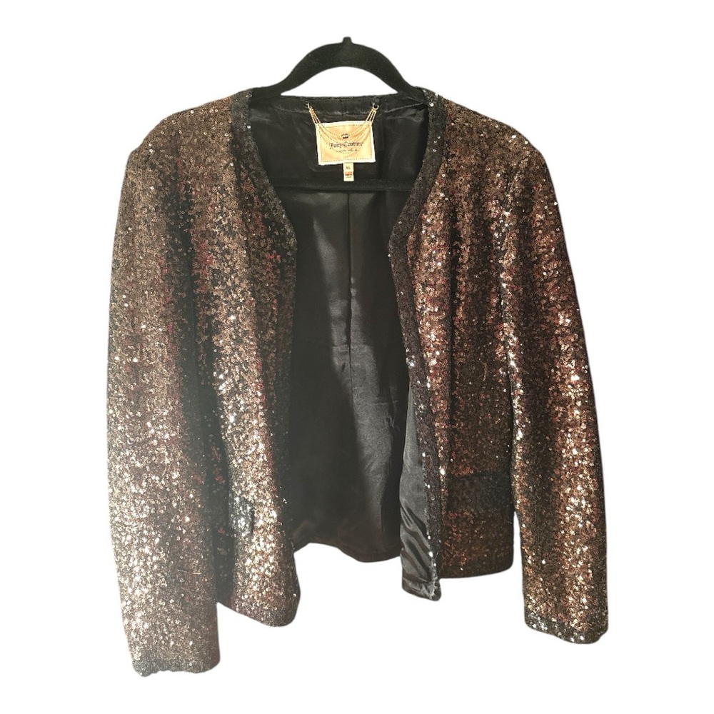 Juicy Couture Sequin Embellished Jacket - Bronze